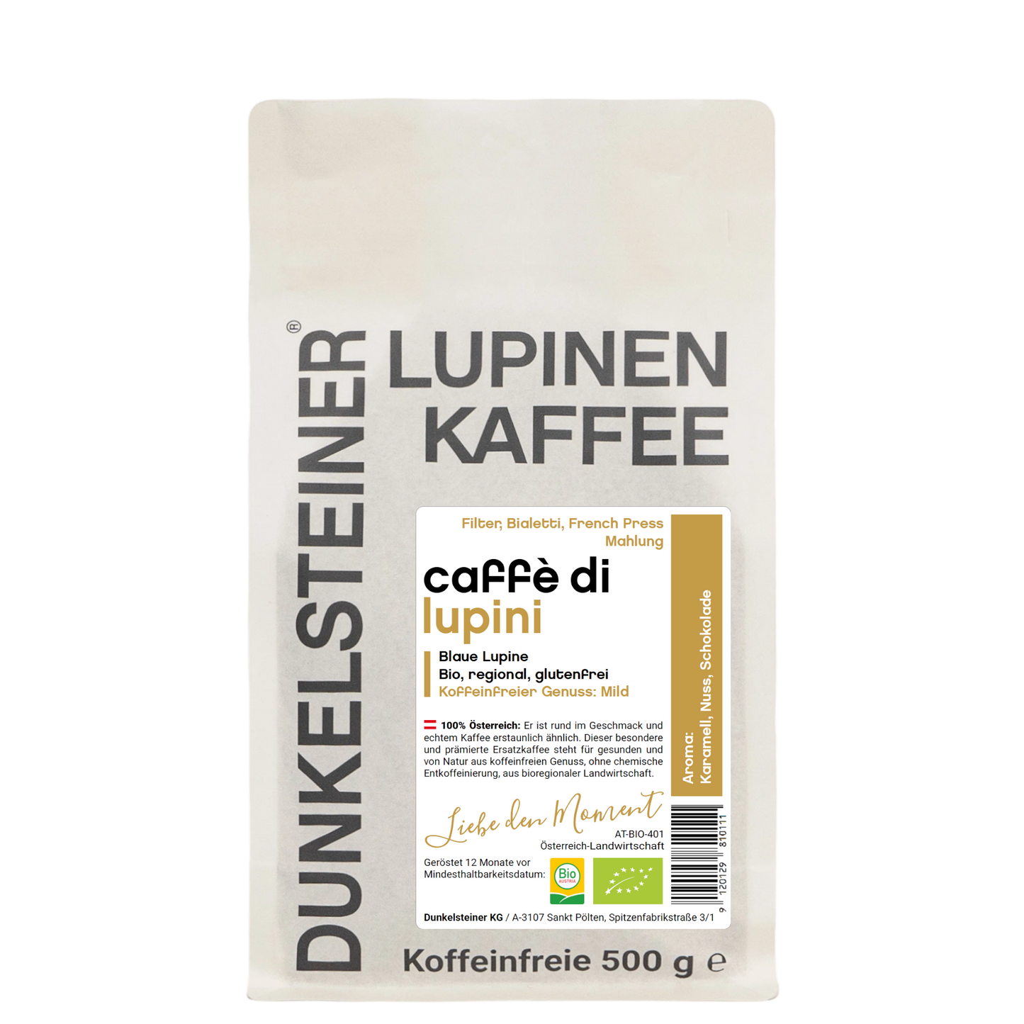 caffe di lupini Bio-Lupinenkaffee aus Österreich von DUNKELSTEINER COFFEE