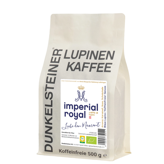 IMPERIAL ROYAL caffe di lupini Bio-Lupinenkaffee aus Österreich von DUNKELSTEINER COFFEE