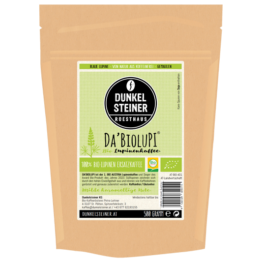 DA`BIOLUPI Bio-Lupinenkaffee aus Österreich von DUNKELSTEINER COFFEE