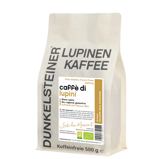 caffe di lupini Bio-Lupinenkaffee aus Österreich von DUNKELSTEINER COFFEE