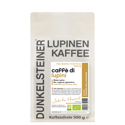caffe di lupini Bio-Lupinenkaffee aus Österreich von DUNKELSTEINER COFFEE