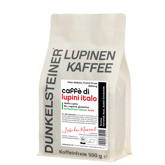 caffe di lupini ITALO Bio-Lupinenkaffee aus Österreich von DUNKELSTEINER COFFEE