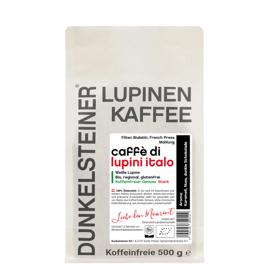 caffe di lupini ITALO Bio-Lupinenkaffee aus Österreich von DUNKELSTEINER COFFEE