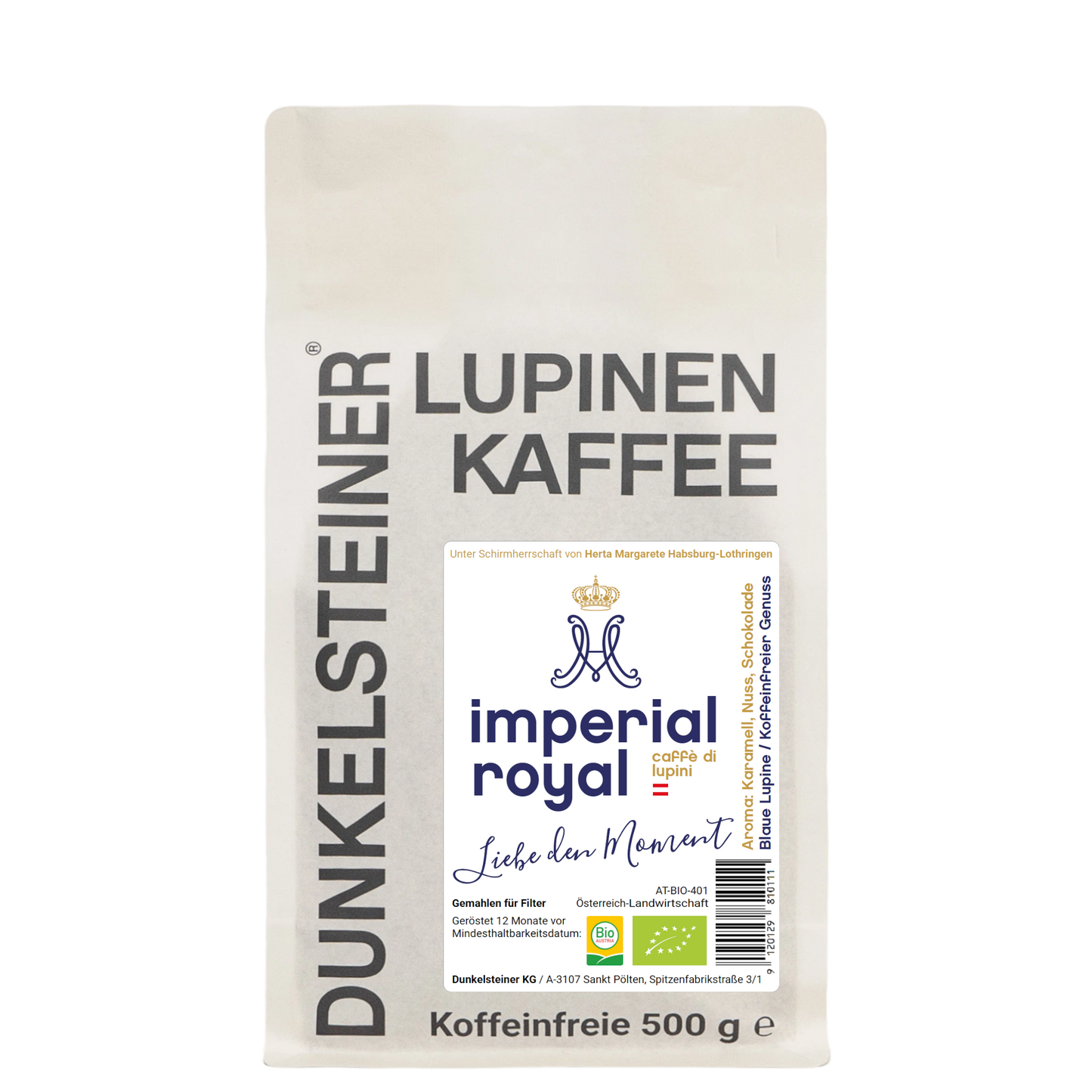 IMPERIAL ROYAL caffe di lupini Bio-Lupinenkaffee aus Österreich von DUNKELSTEINER COFFEE