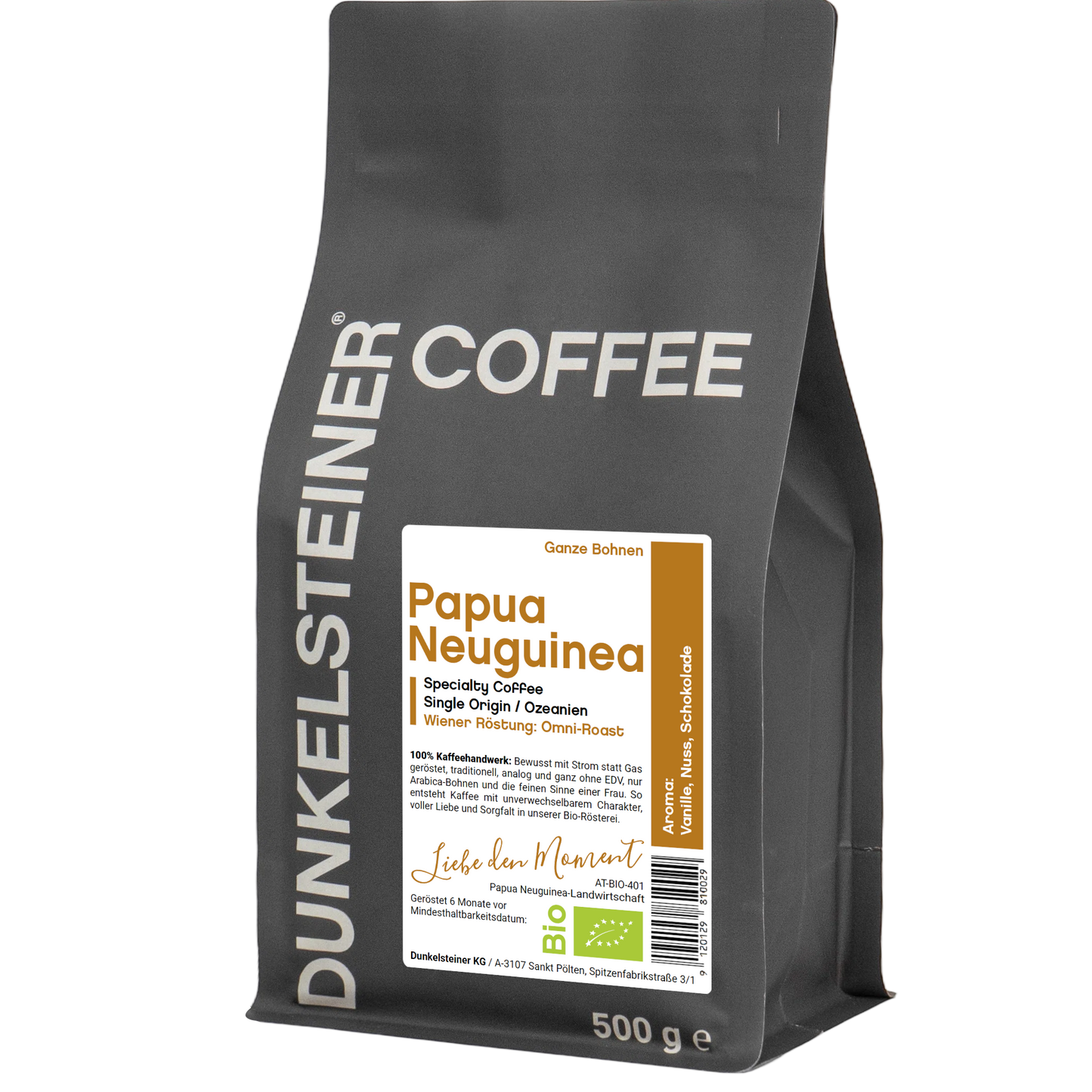Papua Neuguinea Bio-Arabica Kaffee von DUNKELSTEINER COFFEE