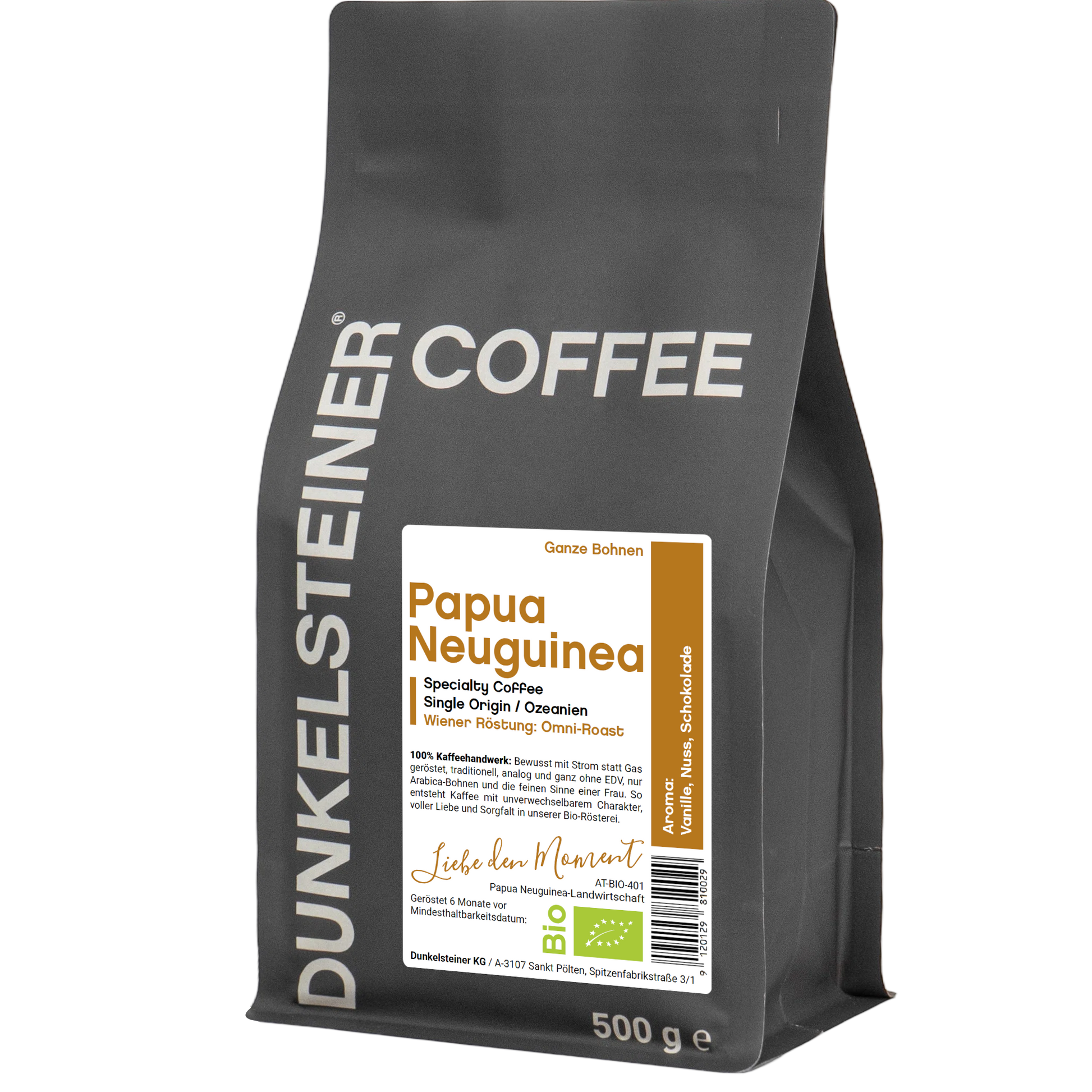 Papua Neuguinea Bio-Arabica Kaffee von DUNKELSTEINER COFFEE