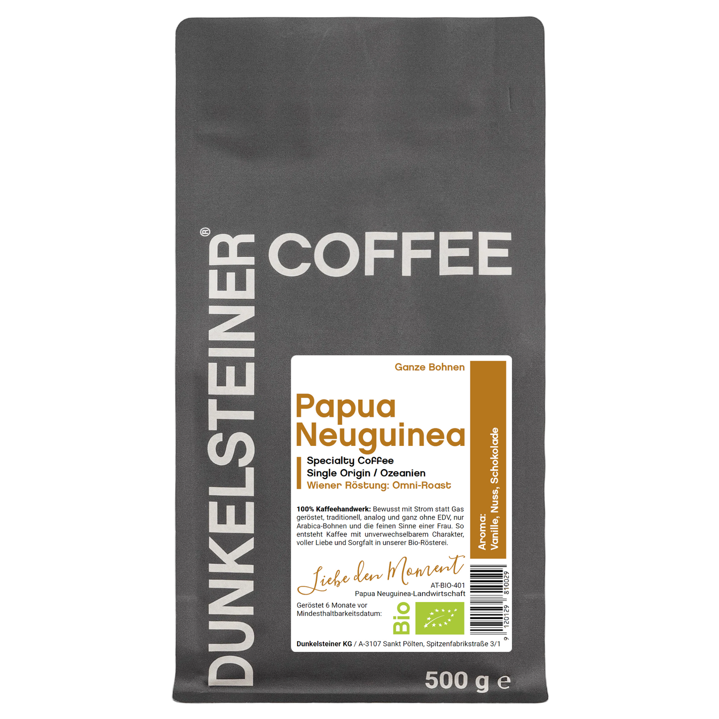 Papua Neuguinea Bio-Arabica Kaffee von DUNKELSTEINER COFFEE