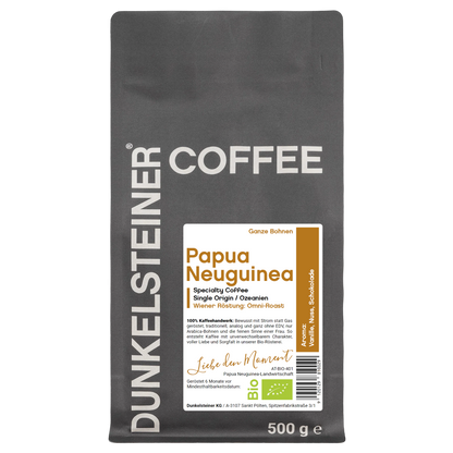 Papua Neuguinea Bio-Arabica Kaffee von DUNKELSTEINER COFFEE