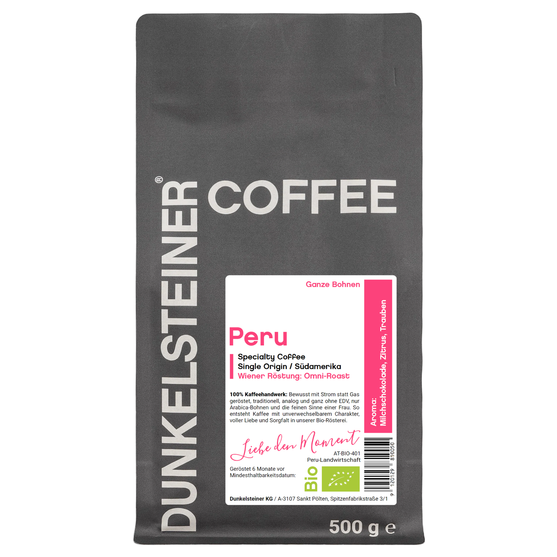 Peru Bio-Arabica Kaffee von DUNKELSTEINER COFFEE