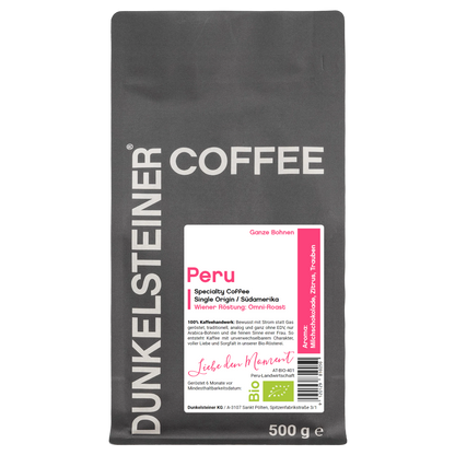 Peru Bio-Arabica Kaffee von DUNKELSTEINER COFFEE