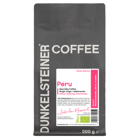 Peru Bio-Arabica Kaffee von DUNKELSTEINER COFFEE